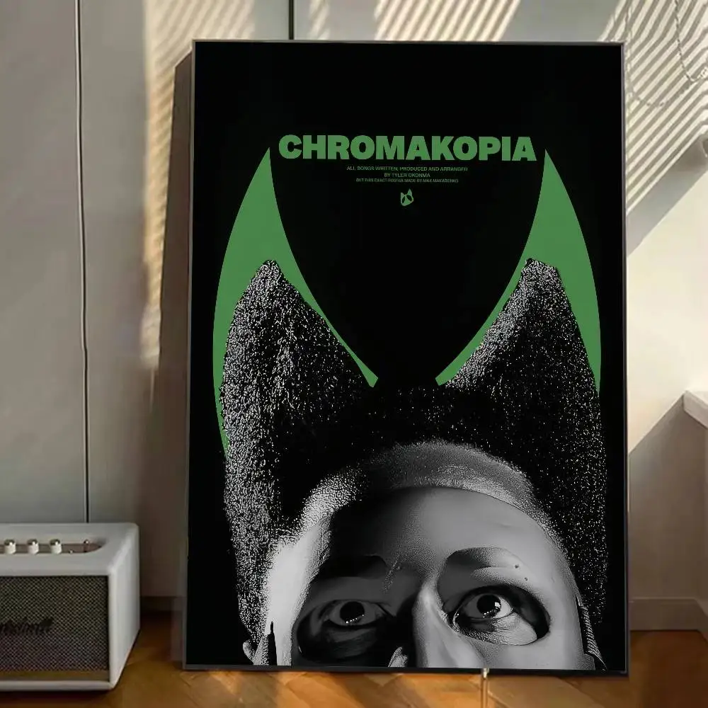 مغني الراب T-Tyler The Creator ملصق معرض يطبع ذاتية اللصق ديكور المنزل الديكور صور مطبوعة للحوائط ملصق غرفة المعيشة