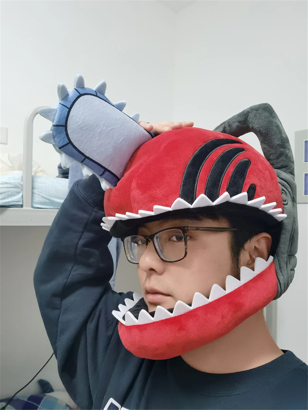 

Аниме бензопила Denji Pochita шляпа косплей костюм плюшевая маска реквизит мультфильм для взрослых унисекс кепка рождественские подарки