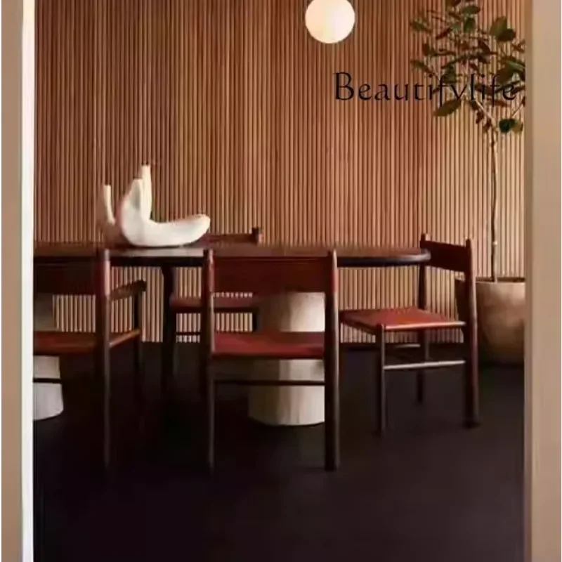 طاولة طعام من الخشب الصلب البيضاوي الشمالي، مكتب منزلي، طاولة تفاوض بسيطة