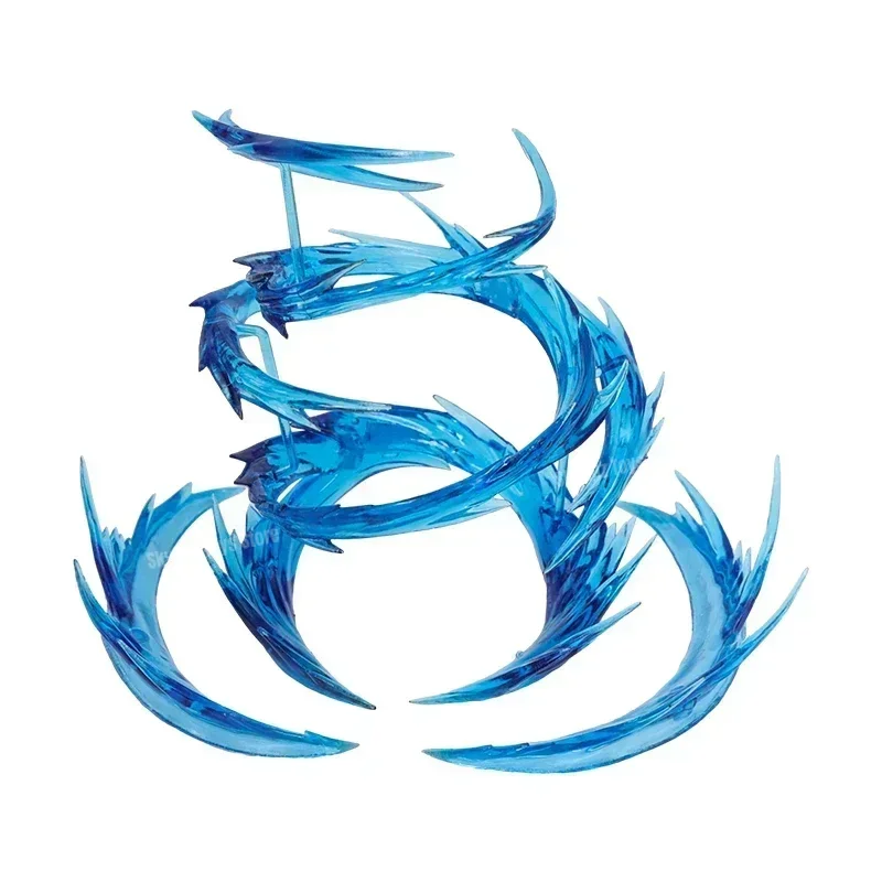 Op voorraad Wervelwind Vlam Ijs Speciale effecten Model Ornament Speelgoed Beweegbare figuur Luffy DIY Accessoires Standbasis Wind Bevroren - afbeelding 1
