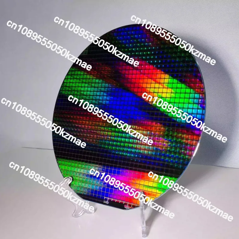 6 Inch SMIC, Wafer Silicon Wafer Integrated Circuit CPU Chip IC Semiconductor CMOS Lithography  Complimentary Acrylic Bracket