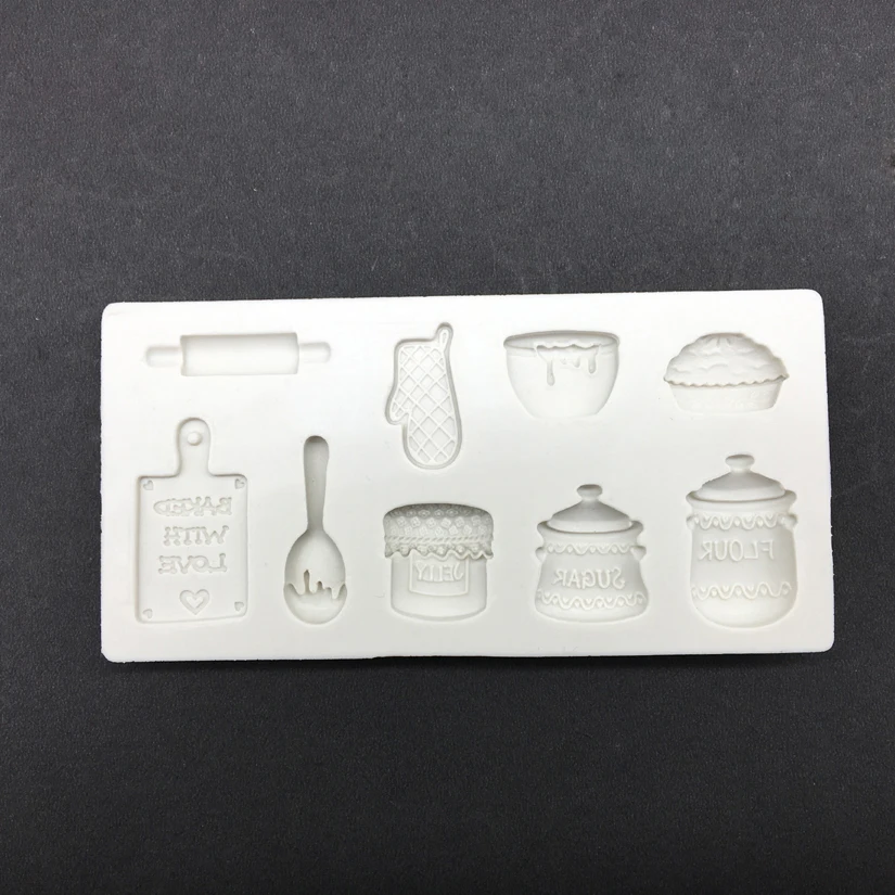 Bakeware Tools Shape Silicone Sugarcraft Mold Chocolate Candy Fondant Cake Decorating Tools