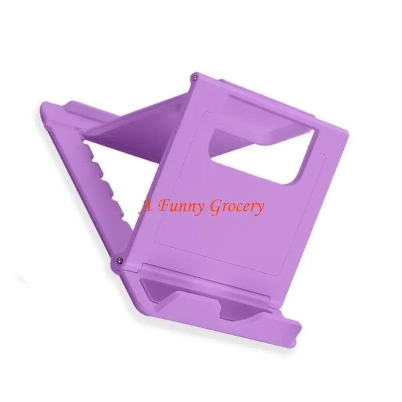 

652E Cellphone Holder Foldable Stand for Phone Tablet Portable Support Stand Multiple Adjustable Tabletop Phone Stand