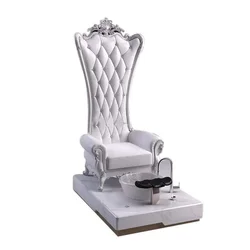 Silla de respaldo alto para manicura, sillón de lujo para baño, Spa y pedicura