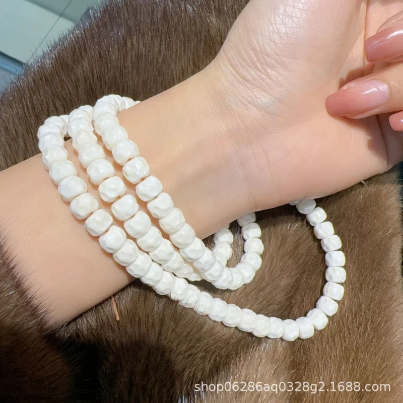 

Ox Bone 8Mm No Phase Handheld Bracelet Buddha Beads