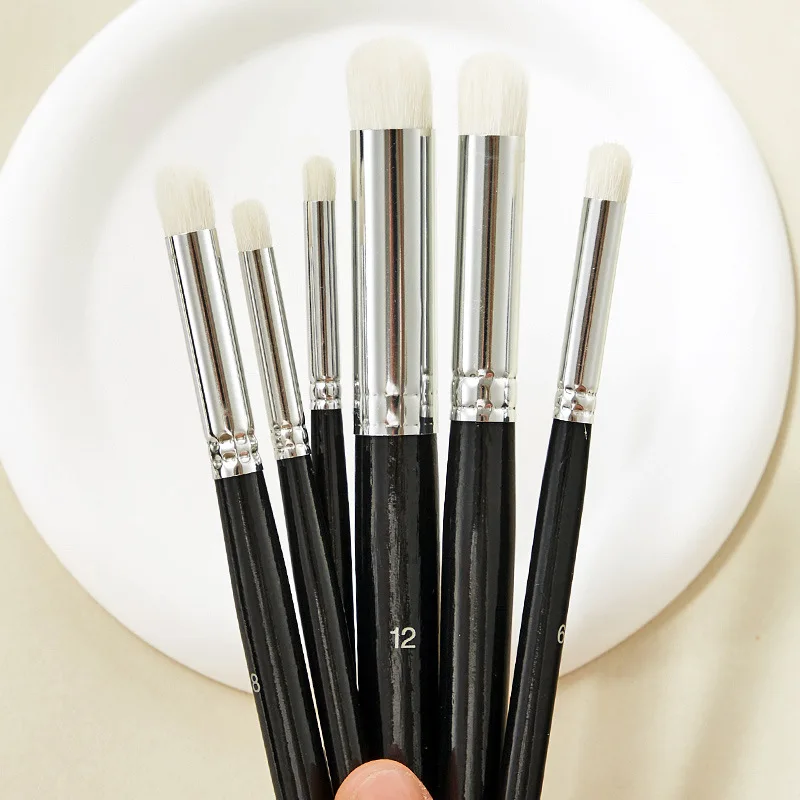 1Set Artistic Ceramic Gypsum DIY Craft Brush Features Fine Detailing Lines And A Soft-bristled Brush Head Dry Brush Miniature Pa