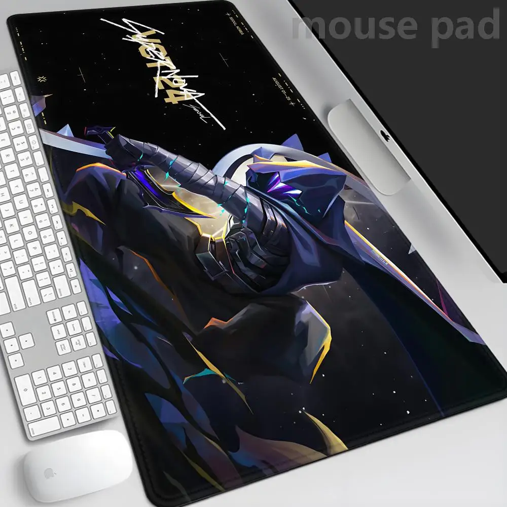 90x40 Japan Anime Mouse Pad PC Game V-Valorant Gamer Cabinet Keyboard Rug XXL Omen Extended Desk Mat Laptop Kawaii Mousepad