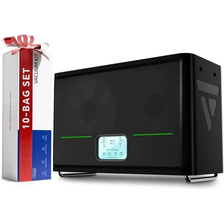 Neues Upgrade SUNLU Offizielle Filament-Trocknerbox S4, 3D-Drucker-Dörrgerät mit vier Spulen, NEU