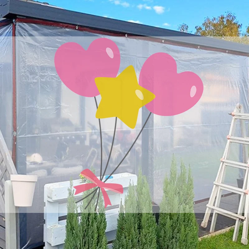 

Прозрачная водонепроницаемая ткань, утолщенная вощеная ткань, садовый дождезащитный пластиковый тент, утепленный теплоизоляционный брезент для защиты растений от холода