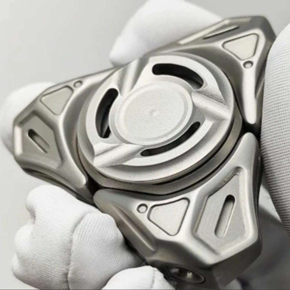 Fidget Slider Open Armor Spinner EDC Toys Stainless Steel Anti Stress Sensory ADHD Focus Desk Toy