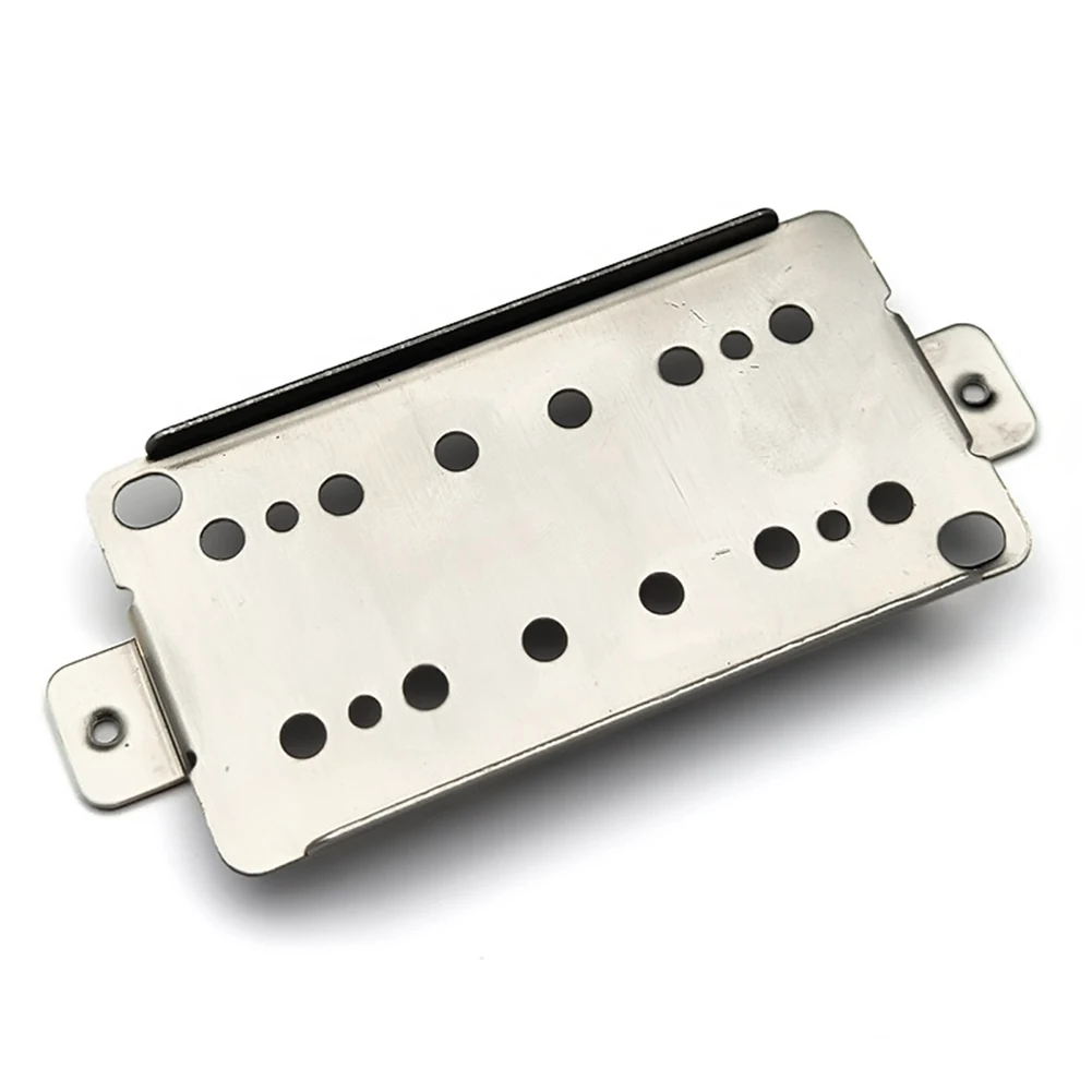 

1x Base Plate Copper Nickel Alloys Humbucker Guitar Neck Bridge Pickup Baseplate Frame 50 52mm Adjustable Pole Pieces Two Row