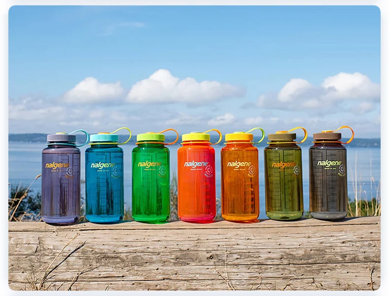 Nalgene 500ml 1L Wasserflasche mit breiter Öffnung, stoßfest, auslaufsicher, für Wandern, Camping, Radfahren, Schule, Reisen, Outdoor-Sport – Detail 10