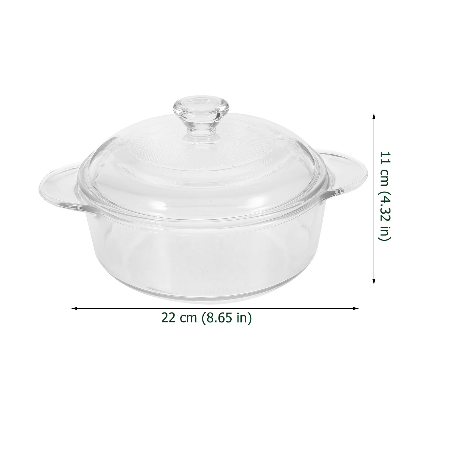 

Heat-Resistant Glass Bowl Large Capacity Transparent Kitchen Food Salad Mixing Bowl for Home Restaurant Glass Serving Bowls