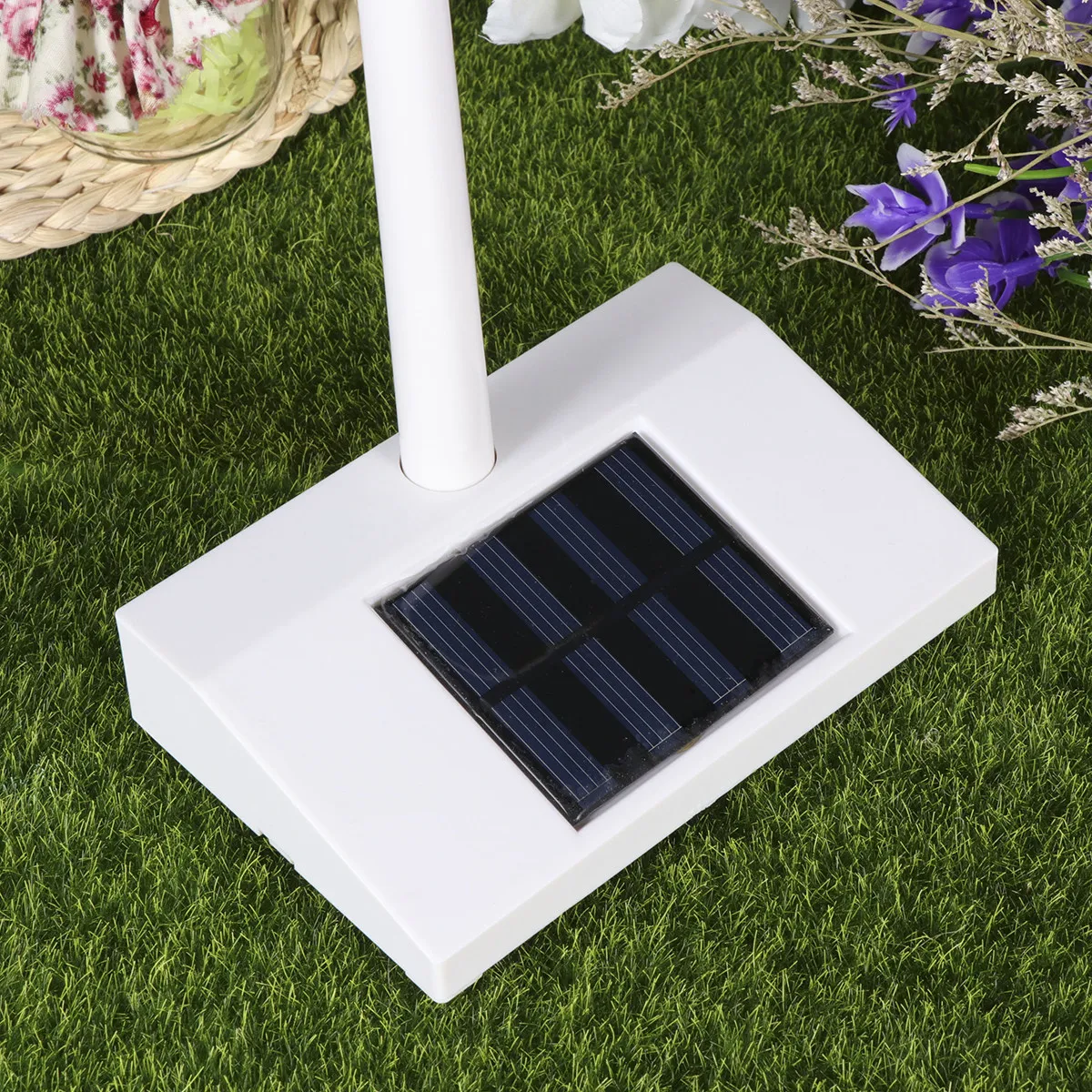 

Desktop Wind Turbine ABS Plastic White Solar Powered Educational Windmills Desktop Tool for Office Bedroom Wind Turbine Model