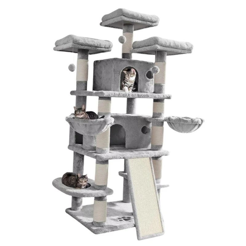 

Wooden Sisal Scratcher Large Cat Tree Tower