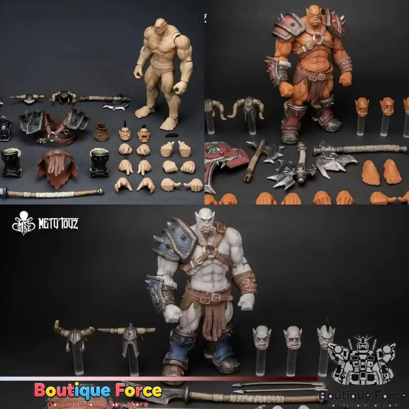 Metytoyz Herotoys Limited Edition Orc Horde Mercenary Squad Frostthroated Blood Skull Orc Mobile Model Playset