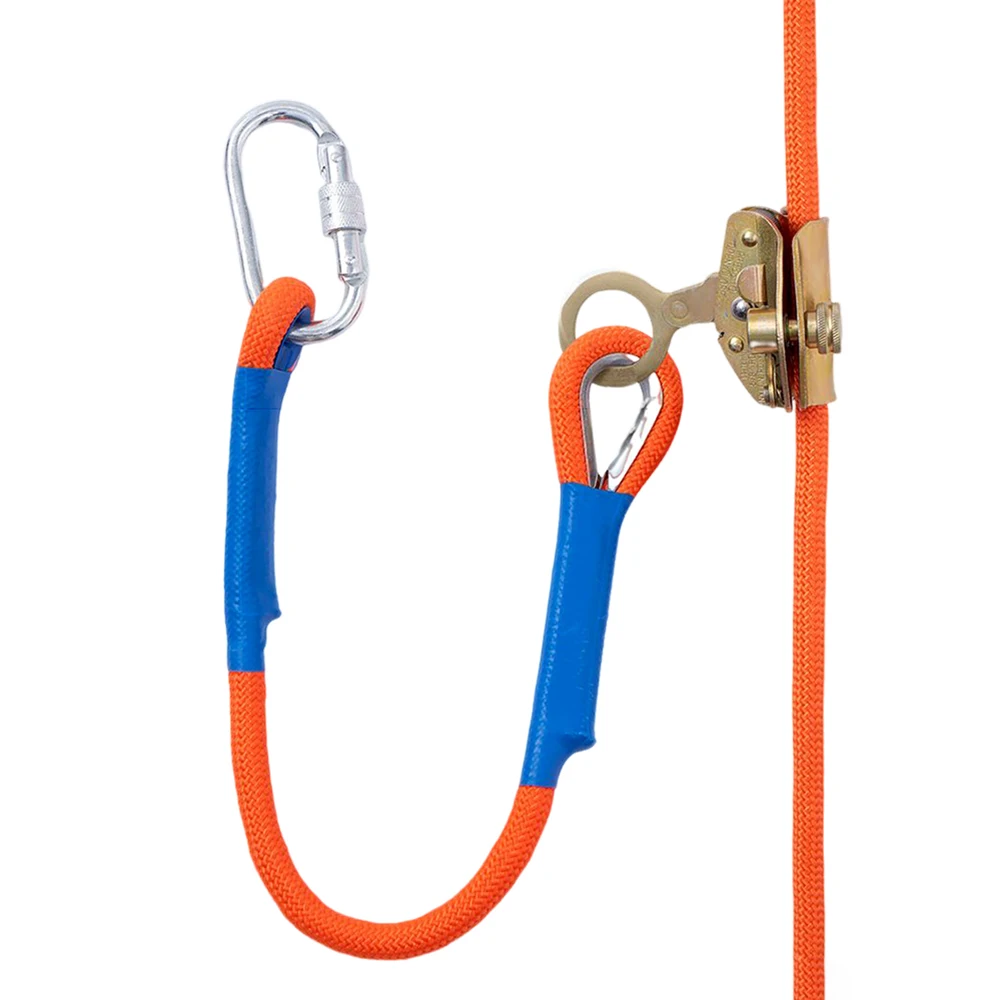 8-24mm Rope Self-Locking Device High Altitude Fall Arrester Rope Anti-fall Lock Safety Protection Tools For Working At Heights