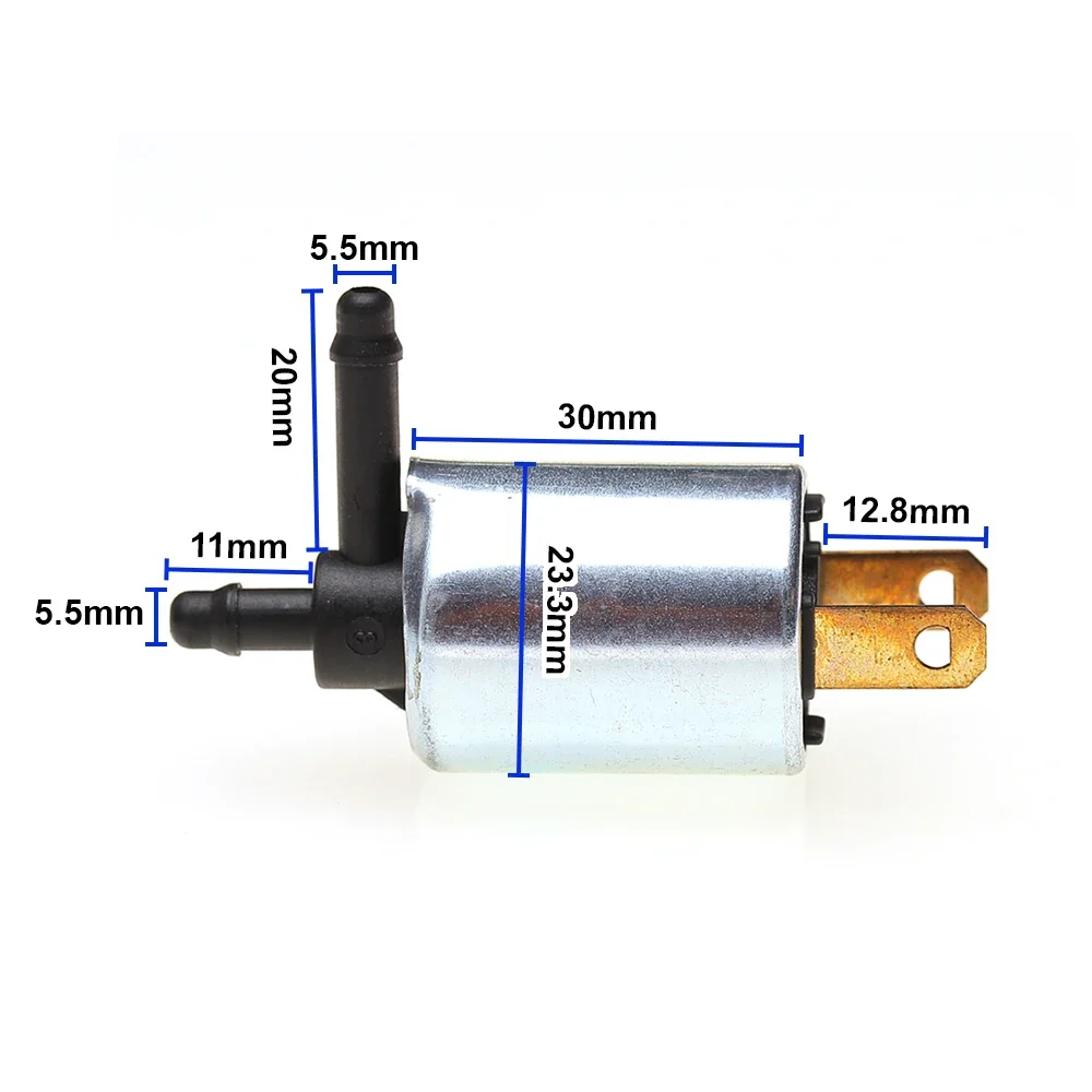 Normally Closed Solenoid Valve N/C Electric Water Air Valve DC 24V 11L/min Miniature Water Air Drain Exhaust Valve