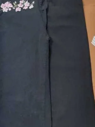 

Мужские прямые джинсы Bla с вышивкой, свободные, с высокой талией, повседневные, длинные брюки из эластичного хлопка, с вышивкой