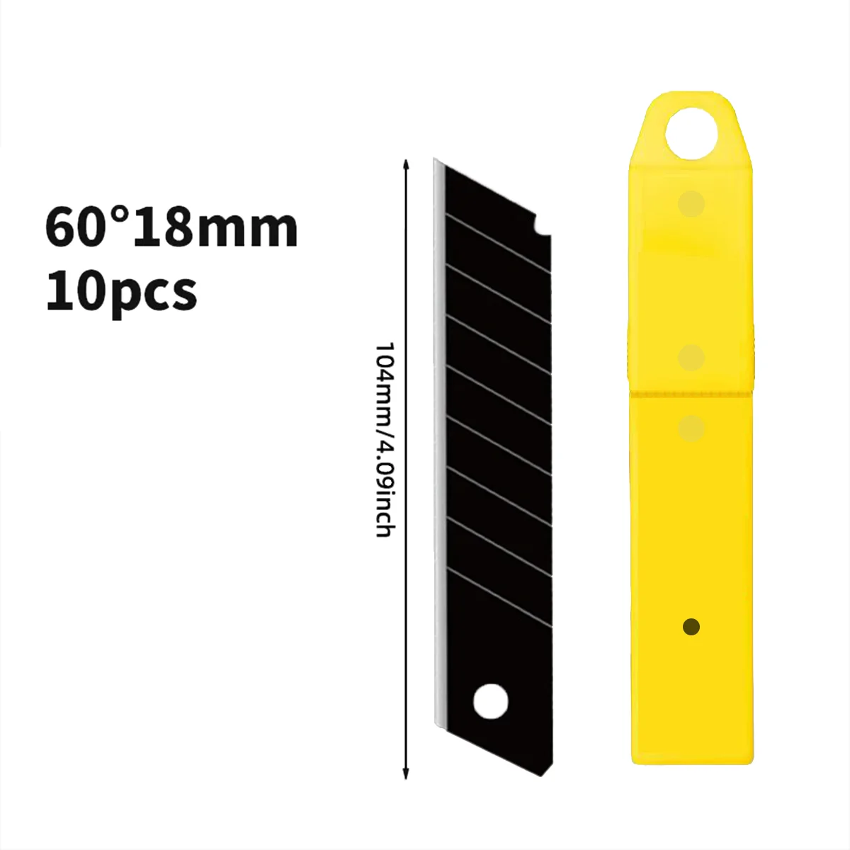 Replaceable Utility Knife Blades 9mm 18mm 10/30/50Pcs Metal Cutter Blades Refill for Craft Paper Box Cutting Home School Use