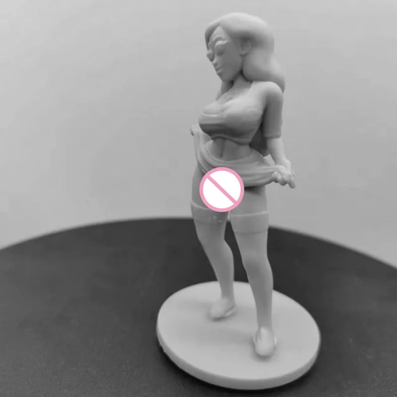 Kit de figurines en résine pour fille coquine, jouet non peint, échelle 1/24