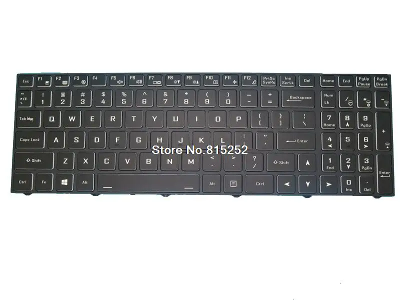 

Laptop Keyboard For Juno NYX 17" German GR/France FR/United States US With Frame Without Backlit Film New Black