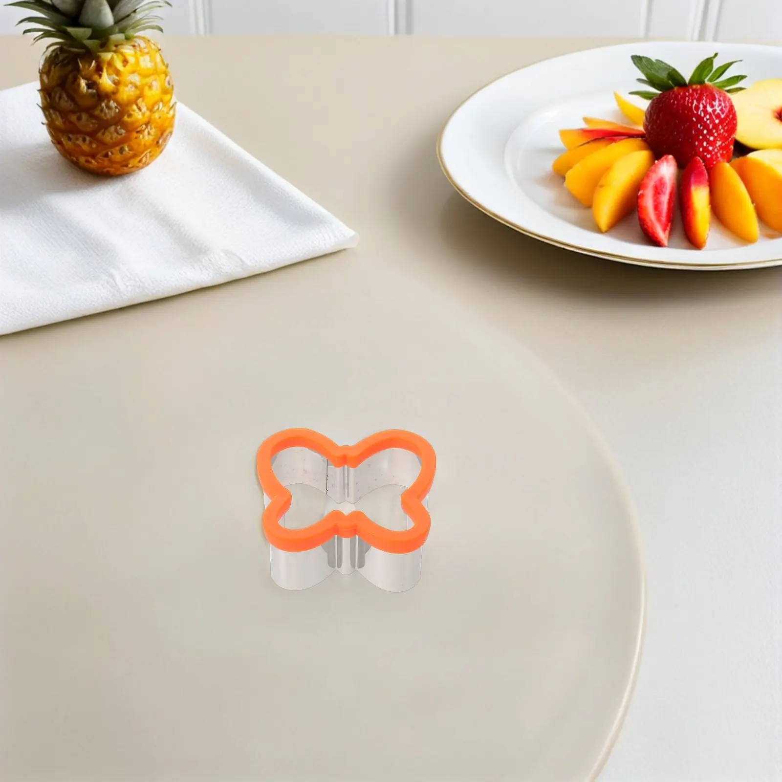 Juego de 4 Cortadores de Galletas de Mariposa de Acero Inoxidable, Moldes Artísticos para Fondant y Repostería, para Cumpleaños, Baby Shower, Bodas