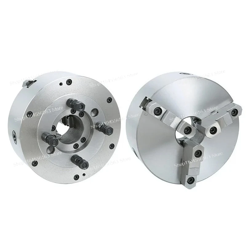 K11c Industrial Three‑Jaw Chuck, Short Cone Self‑Centering Lathe Chuck C6/C8/C11, 200‑500mm
