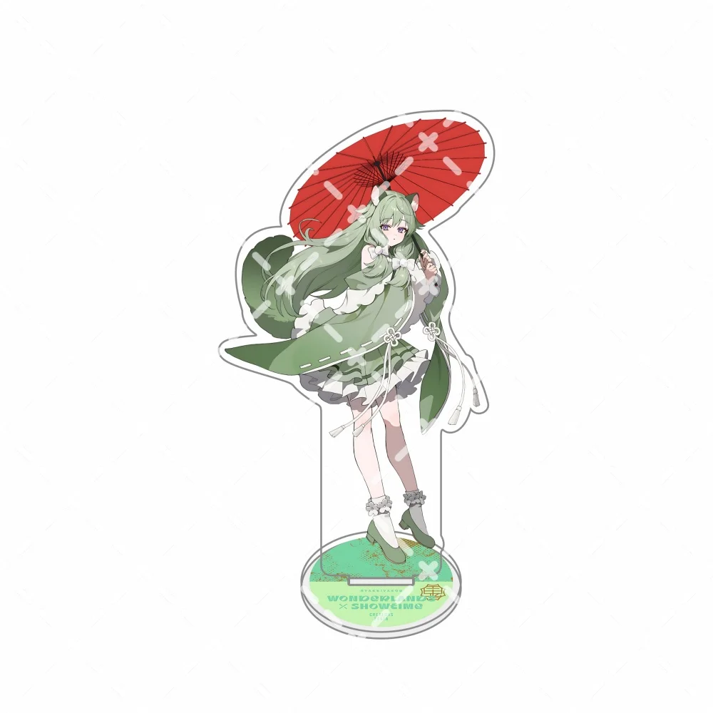 Project SEKAI Tenma Tsukasa Acrylic Stand Keychain, Japanese Oni Style With Red Umbrella Desk Decor Fans Gift