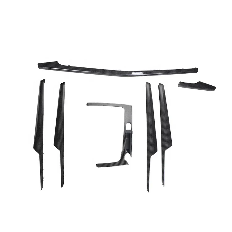 

Interior Accessories Door Trims Center Console Dashboard Carbon Fiber Replacement for Audi Q5 2018-2019