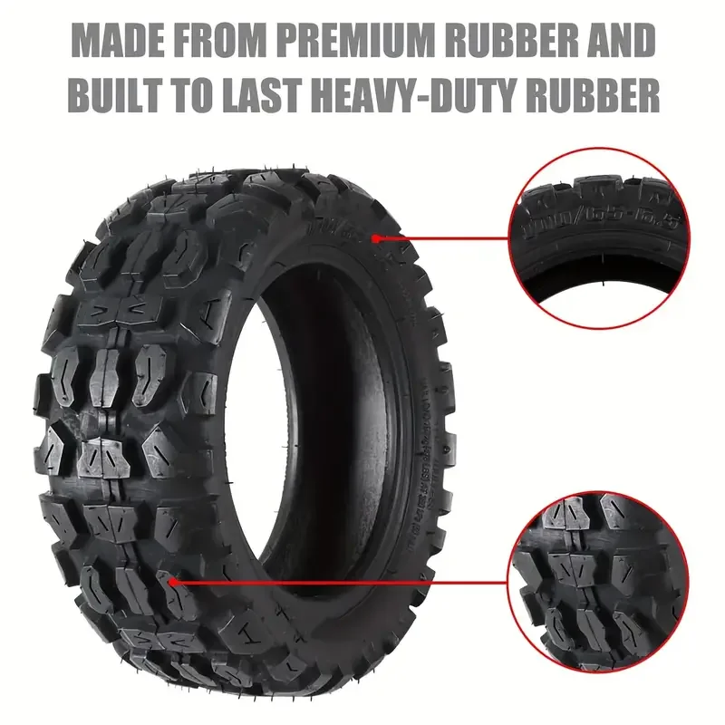 إطار للطرق الوعرة 100/65-6.5، إطار بدون أنبوب مقاس 11 بوصة لأجزاء سكوتر كهربائي Dualtron Thunder Ultra، Speedual Plus، Zero 11X #5