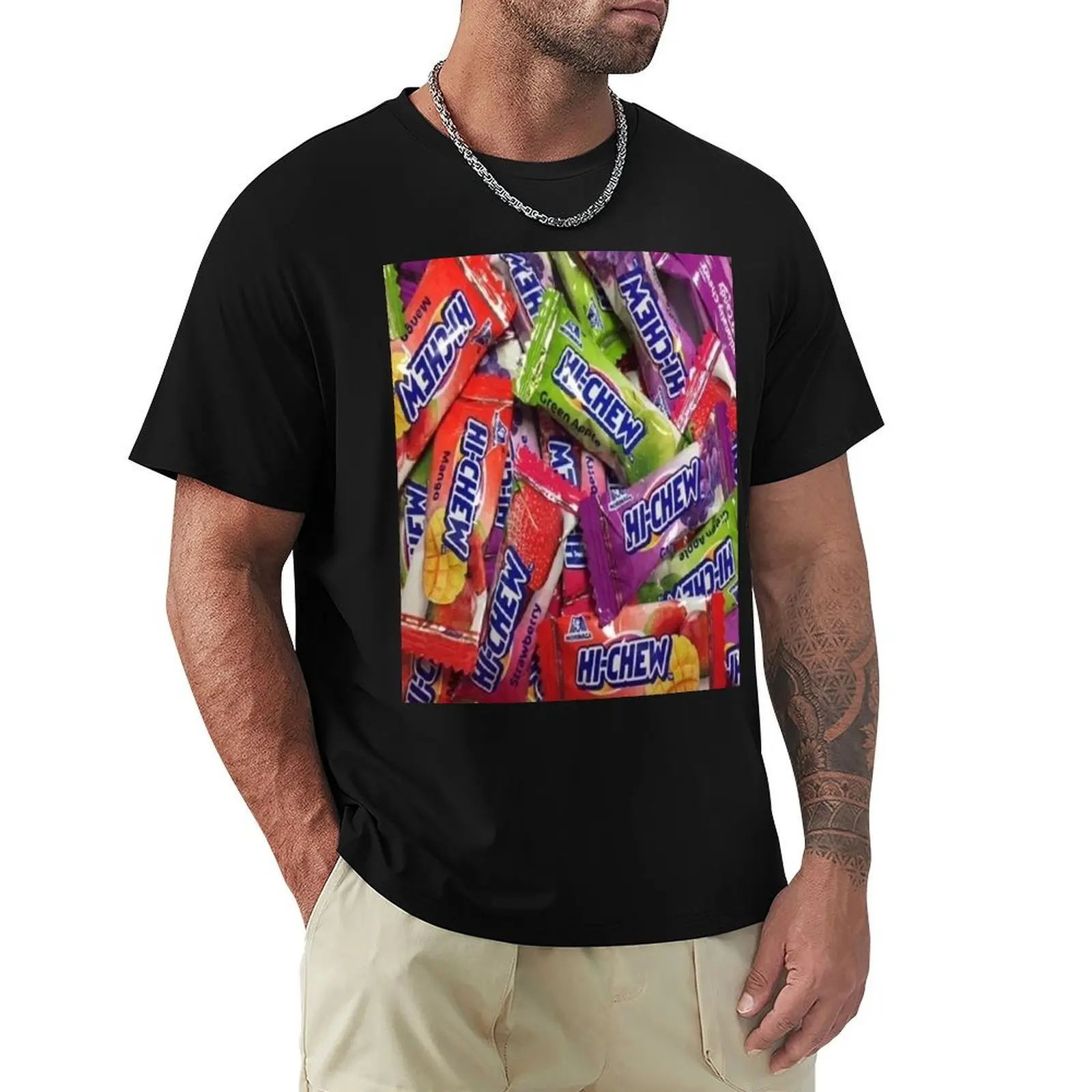 

Hi-Chew Candy T-Shirt graphic t shirt vintage tees Men's t-shirt