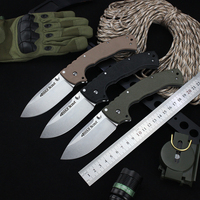 Cold 62RQ Pocket Folding Knife AUS-10A Steel Military Tactical Hunting Knife EDC Utility Survival Ganzo Pocketknives Men Gift