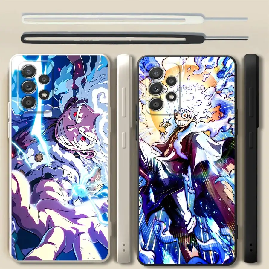 Case for Samsung Galaxy A53 A04 A30s A03 A20s A50 A56 A71 A73 A05 A06 A02s Phone Cover One Pieces Anime 
