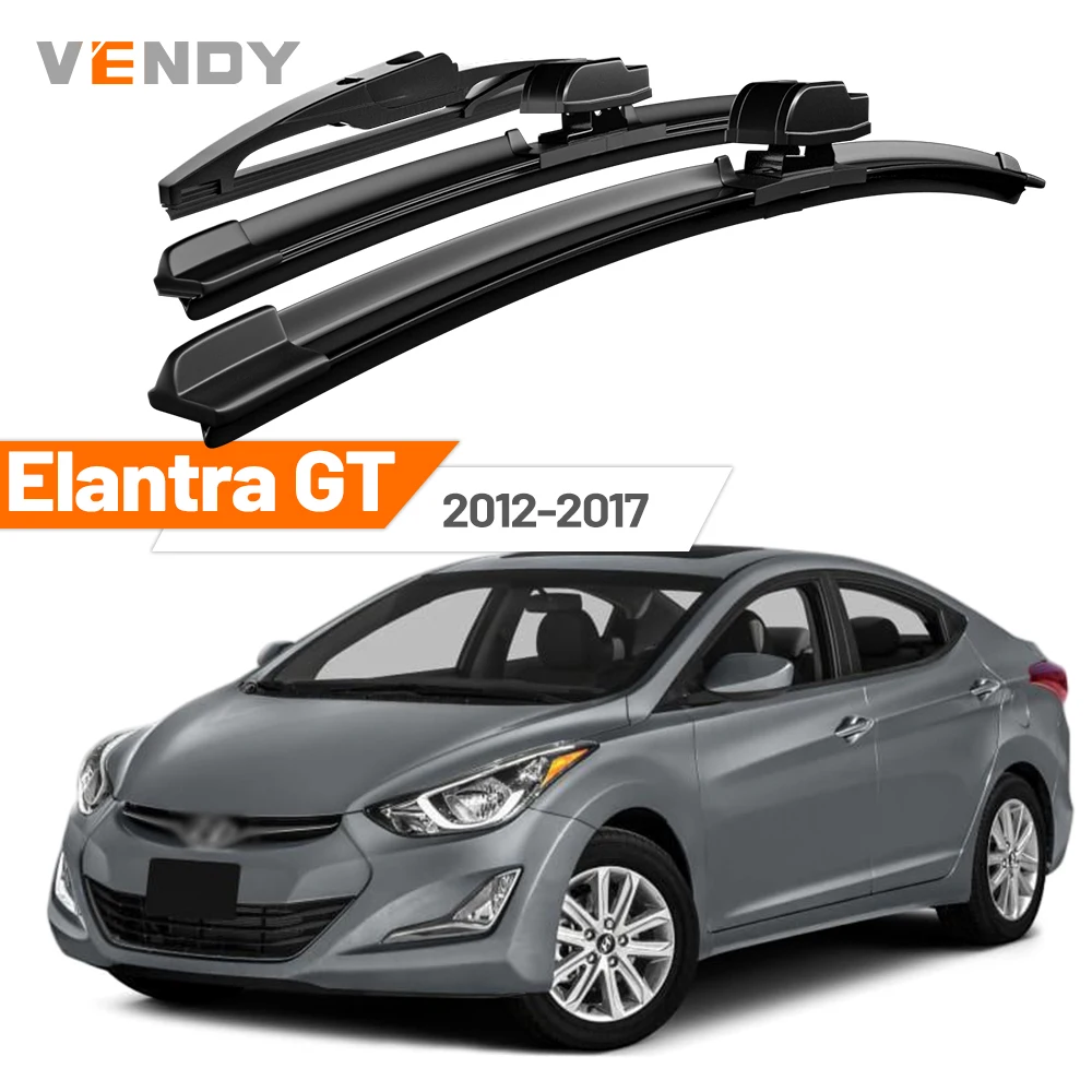 

Для Hyundai Elantra GT 2012-2017 (2013, 2014, 2015, 2016) — Комплект передних и задних щеток стеклоочистителя, аксессуары