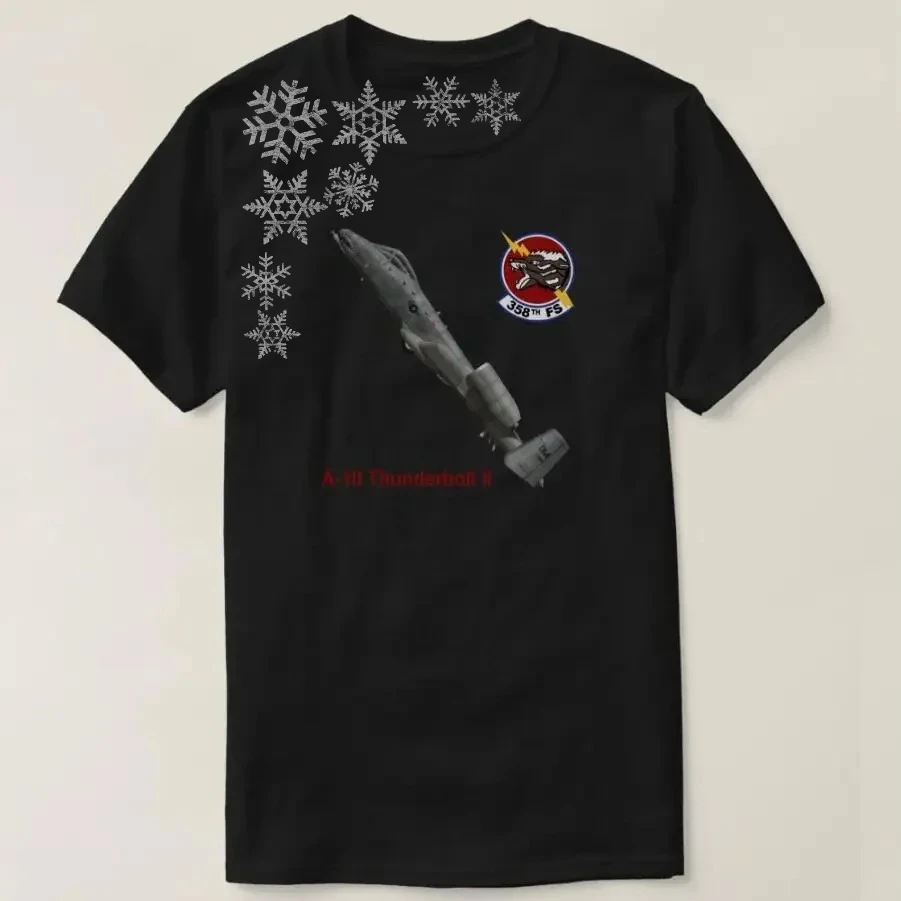 

358th Fighter Squadron A-10 Thunderbolt II Attack Aircraft T-Shirt 100% Cotton O-Neck Summer Short Sleeve Casual Mens T-shirt