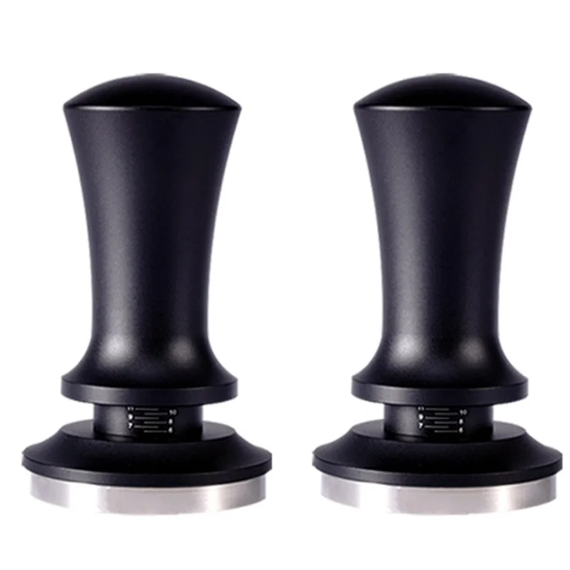 ABFI Constant Force Tamping Hammer Impact Tamping Hammer Impact Coffee Powder Tamper Threaded Flat Bottom Spring With Scale