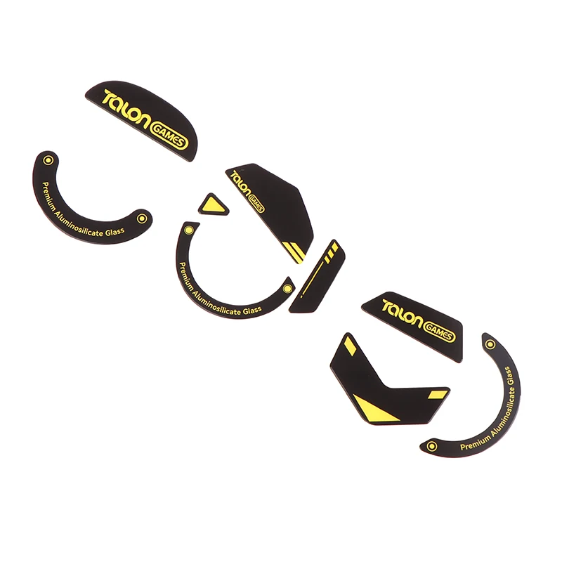 1Pack TALONGAMES Glass Mouse Skates Glide Feet Pads Mouse Feet Sticker for G502 G502X Pulsar X2/X2mini Rounded Curved Edges