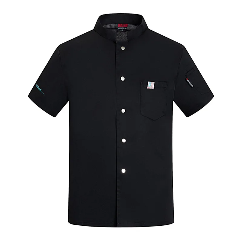 Ristorante Chef Abiti da lavoro Manica corta Baker Catering Hotel Cantina Ristorante Chef Uniforme Giacca da cucina traspirante estiva