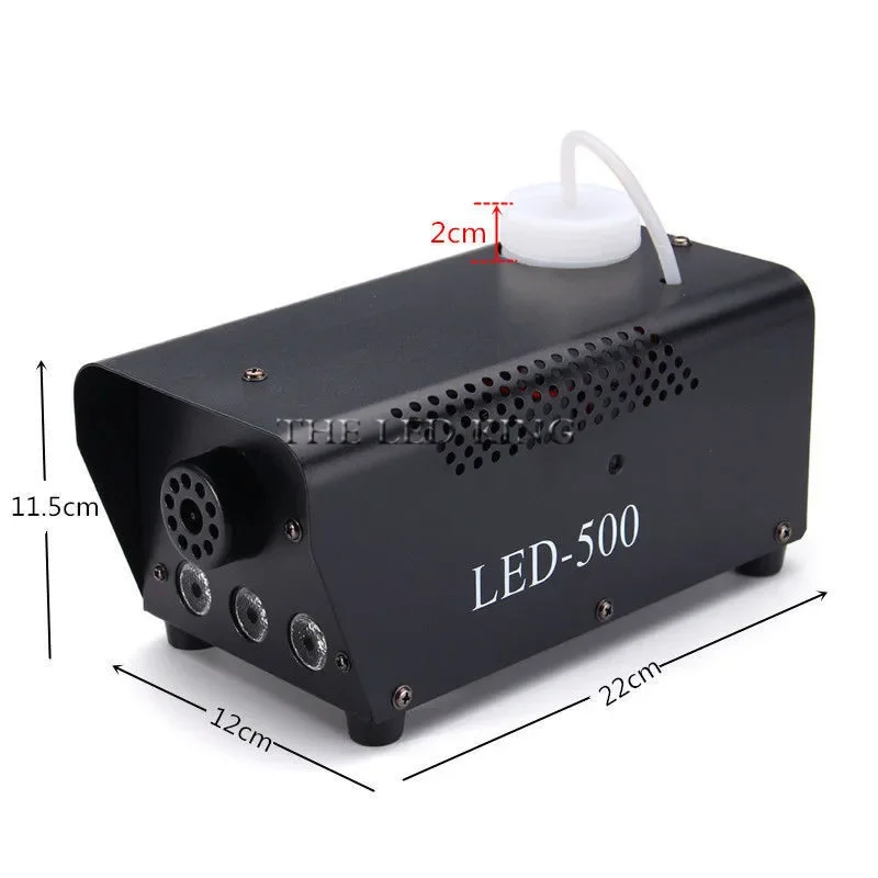 500W Smoke Machine With RGB LED Lights/Wireless Remote Control LED Fog Machine/LED Fogger Smoke Ejector For Disco KTV Home Party