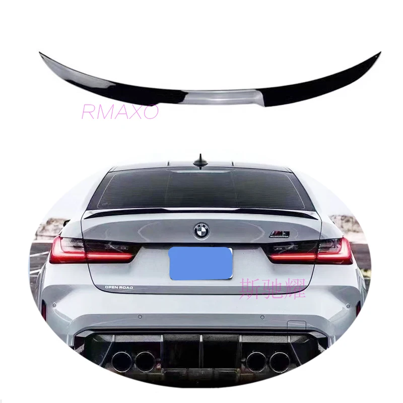 For G20 G28 Spoiler 2020-2021 F80 BMW 3 series 320i 325li 330 Spoiler M3-S ABS plastic Material Car Rear Wing Color Rear Spoiler