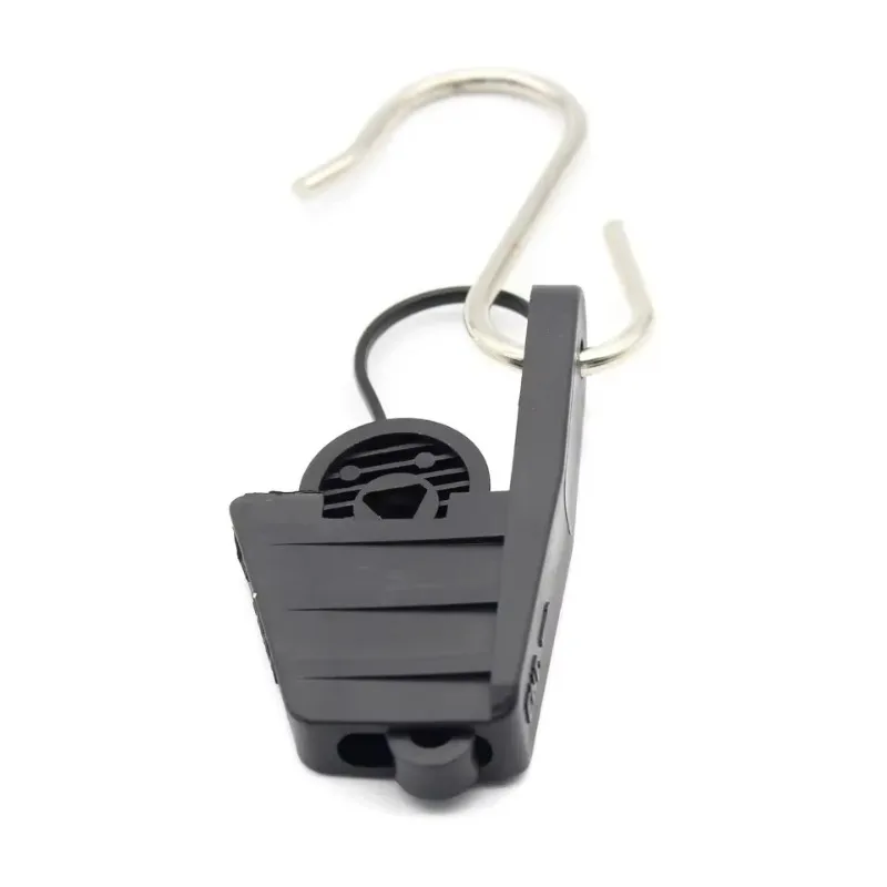 FTTH S-Type Plastic Drop Cable Anchor Clamp S-Hook Wire Retainer Professional Fitting For Outdoor Aerial Cable Installation