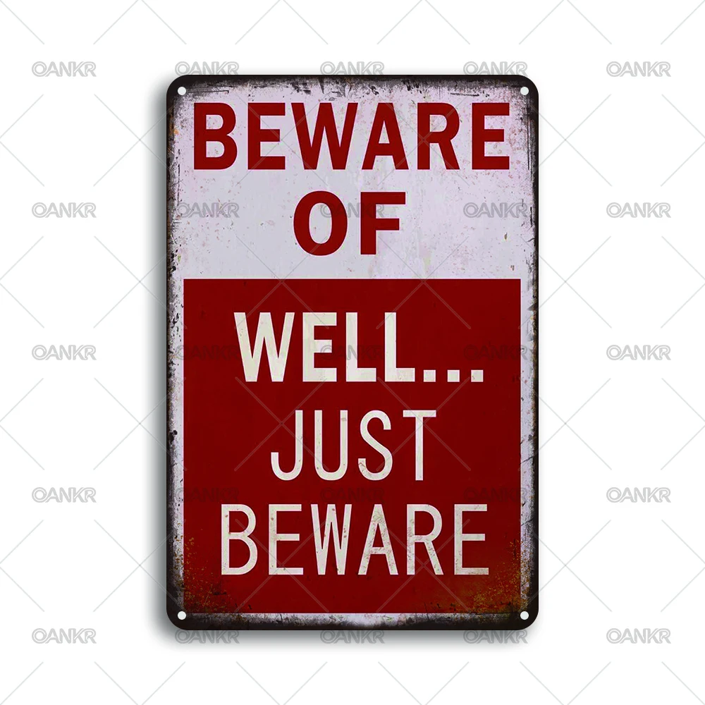 Vintage Warning Metal Tin Signs Gamer at Work Pirate Retro Wall Decor CCTV Security Teenager Man Cave Garage Garden Art Plate