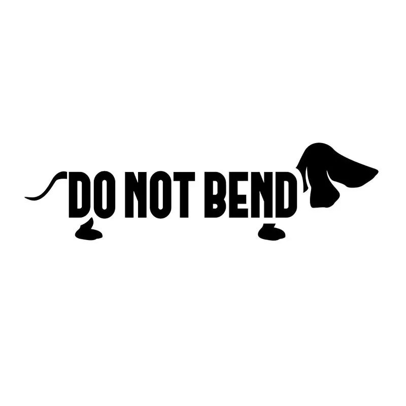 

Don't bend big ears dog design window bumper motorcycle accessories home decoration vinyl car stickers