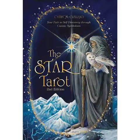 10.3*6cm The Star Tarot Your Path To Self-Discovery Through Cosmic Symbolism Deck Oracle Card Game Board Game 78 Pcs Cards