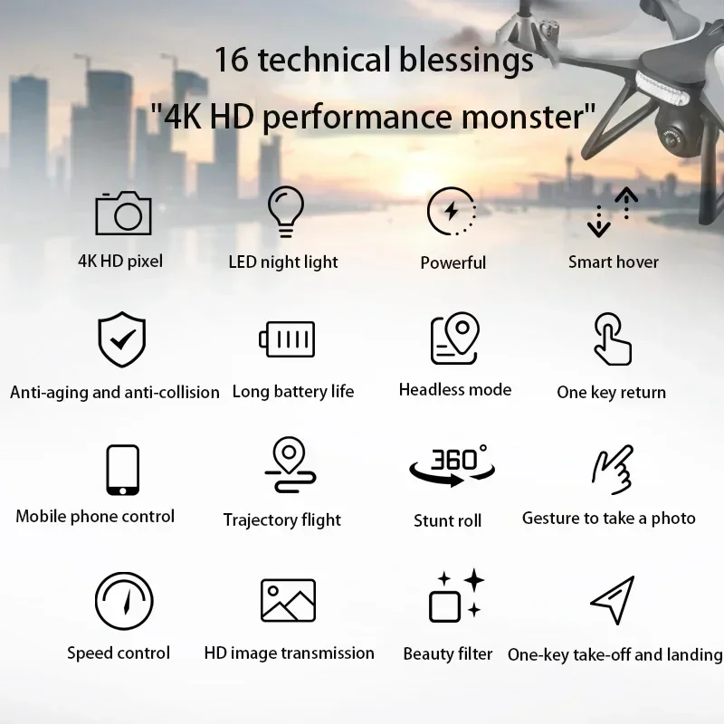 Wif Mit HD Kamera Professinal Hand Spielzeug Headless Modus Fernbedienung Flugzeug 4K Drone Professionelle Für Luftaufnahmen Jc801