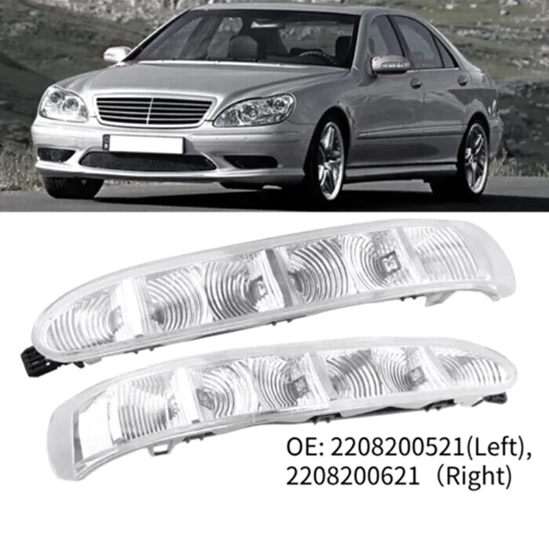 

Указатель поворота бокового зеркала двери для Mercedes-Benz W220 W215 S CL Class CL500 2003-2006 2208200521 2208200621