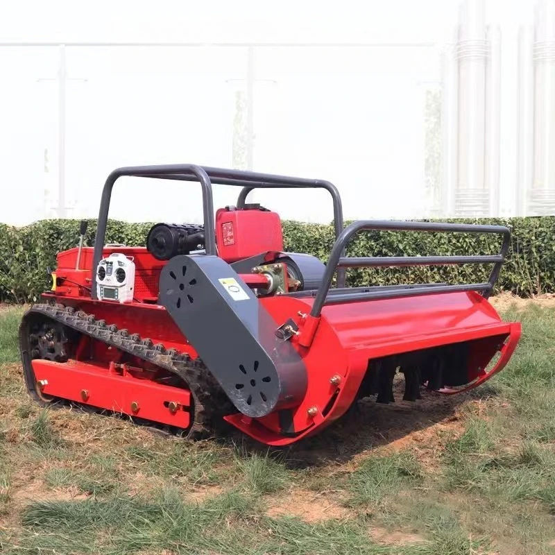 Remote Control Crawler  Flail Mower All Terrain Brush Cutter for  Industrial Flail Blade Lawn Mowing Machine