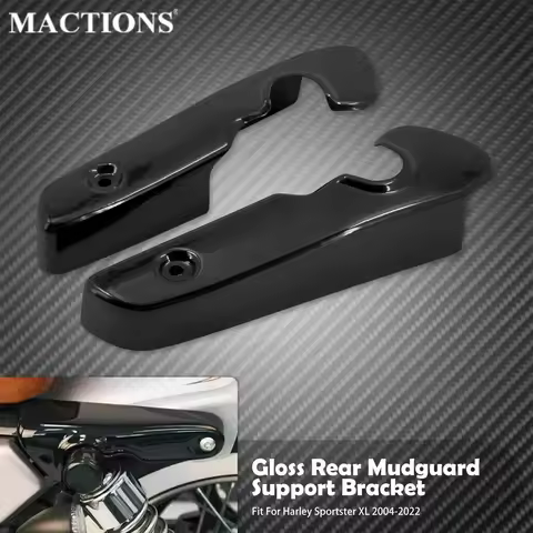 Motorcycle Short Rear Fender Mudguard Support Bracket Turn Signal Struts Gloss Matte Black For Harley Sportster XL1200 883 04-Up