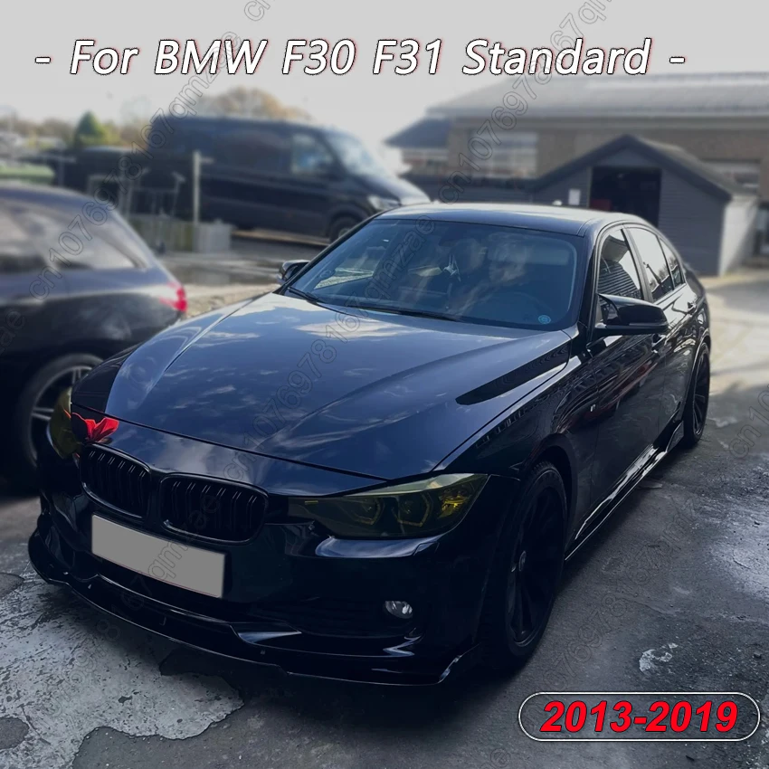 

Car Front Bumper Splitter Lip For BMW 3 Series F30 F31 Standard 2013-2019 Spoiler Splitter ABS Bumper Canard Lip Protector Cover